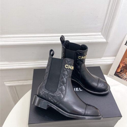 High Quality Luxury Chanel Counter Catwalk Style Motorcycle Boots product detail
