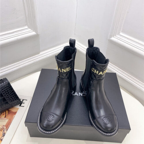 High Quality Luxury Chanel Counter Catwalk Style Motorcycle Boots product detail