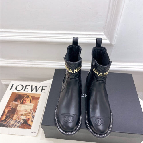 High Quality Luxury Chanel Counter Catwalk Style Motorcycle Boots product detail