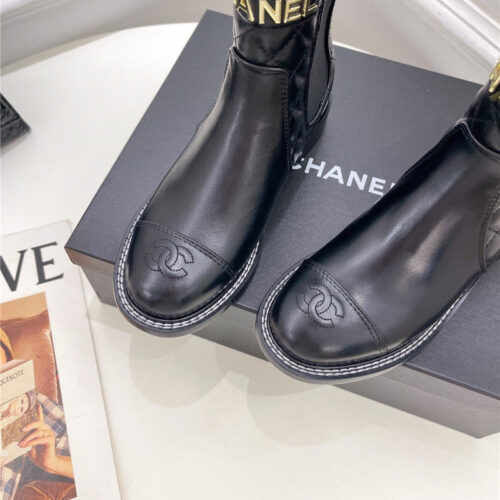 High Quality Luxury Chanel Counter Catwalk Style Motorcycle Boots product detail