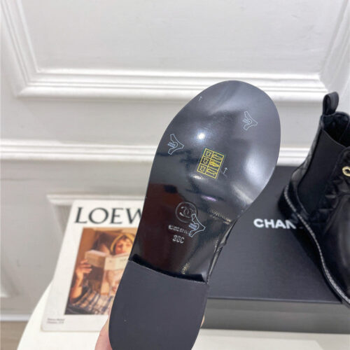 High Quality Luxury Chanel Counter Catwalk Style Motorcycle Boots product detail