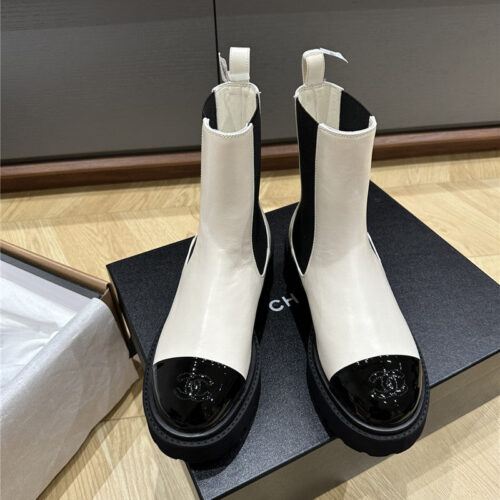 High Quality Luxury Chanel Chelsea Boots – Style 45126 product detail