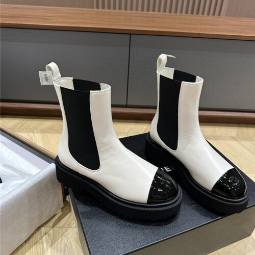 High Quality Luxury Chanel Chelsea Boots – Style 45126