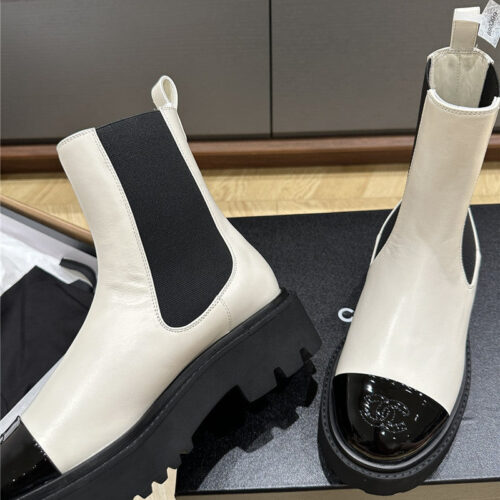 High Quality Luxury Chanel Chelsea Boots – Style 45126 product detail