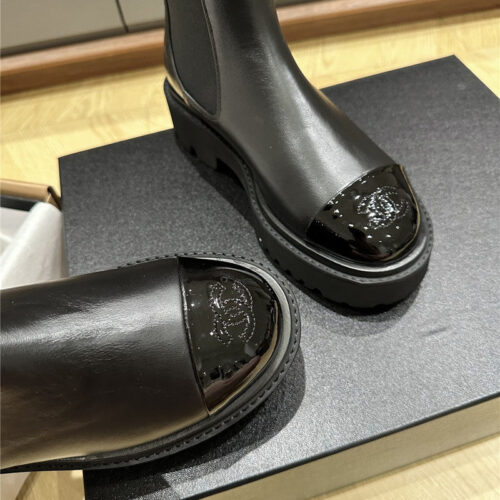 High Quality Luxury Chanel Chelsea Boots – Style 76198 product detail
