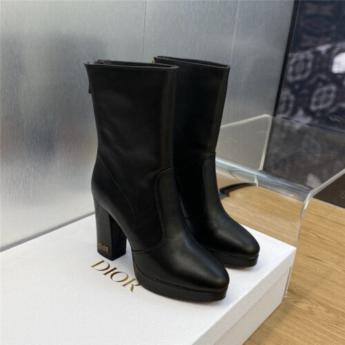 High Quality Luxury Dior Cd Letter Logo Hardware Buckle Motorcycle Boots – Style 70982 product detail