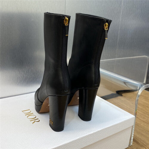 High Quality Luxury Dior Cd Letter Logo Hardware Buckle Motorcycle Boots – Style 70982 product detail