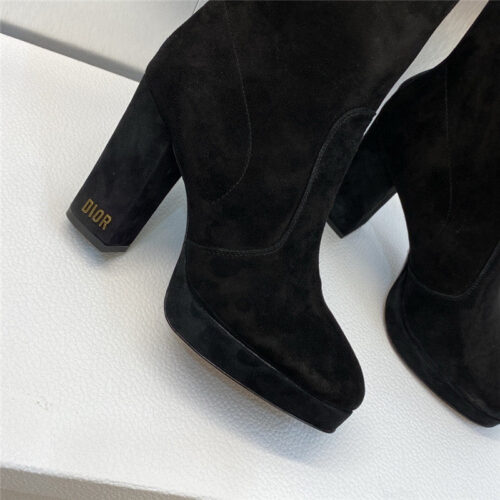 High Quality Luxury Dior Cd Letter Logo Hardware Buckle Motorcycle Boots product detail