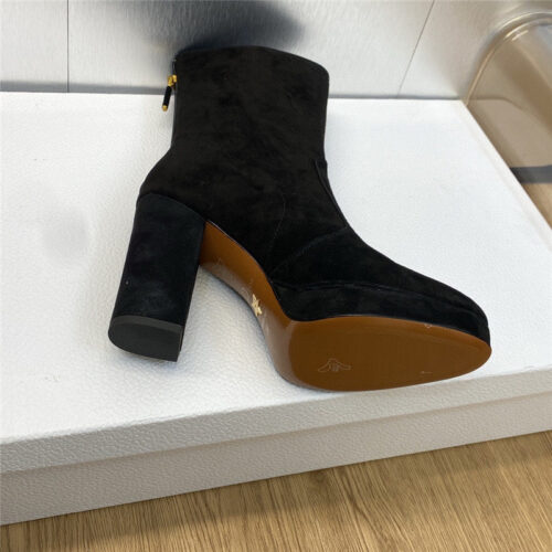High Quality Luxury Dior Cd Letter Logo Hardware Buckle Motorcycle Boots product detail