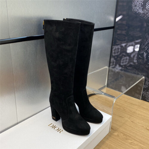 High Quality Luxury Dior Cd Letter Logo Hardware Buckle Motorcycle Boots – Style 48934 alternate view