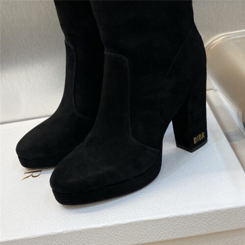 High Quality Luxury Dior Cd Letter Logo Hardware Buckle Motorcycle Boots – Style 48934 product detail