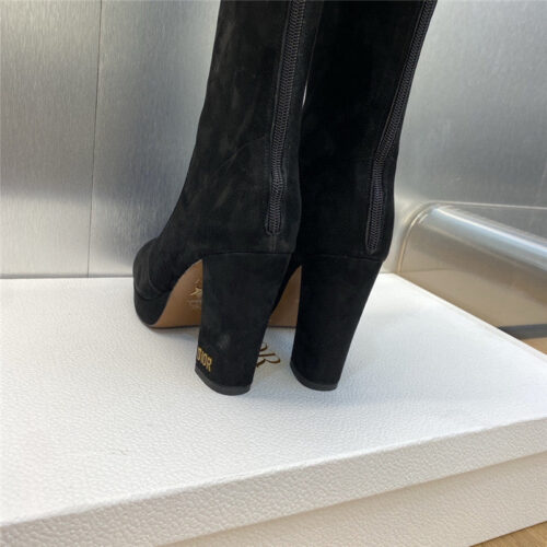 High Quality Luxury Dior Cd Letter Logo Hardware Buckle Motorcycle Boots – Style 48934 product detail