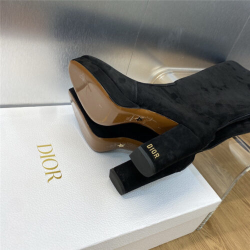 High Quality Luxury Dior Cd Letter Logo Hardware Buckle Motorcycle Boots – Style 48934 product detail