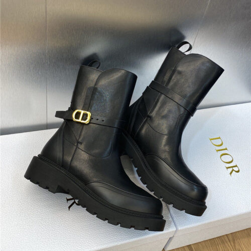 High Quality Luxury Dior New Empreinte Series Womens Short Boots product detail