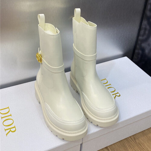High Quality Luxury Dior New Empreinte Series Womens Short Boots – Style 66918 alternate view