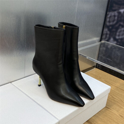 High Quality Luxury Dior Haute Couture Series Aura High Heel Womens Short Boots alternate view
