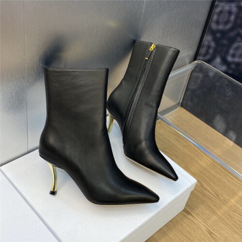 High Quality Luxury Dior Haute Couture Series Aura High Heel Womens Short Boots product detail