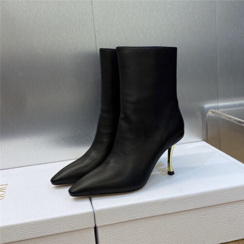 High Quality Luxury Dior Haute Couture Series Aura High Heel Womens Short Boots product detail