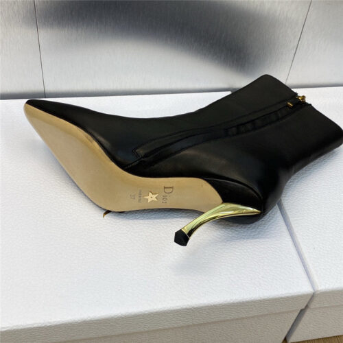 High Quality Luxury Dior Haute Couture Series Aura High Heel Womens Short Boots product detail