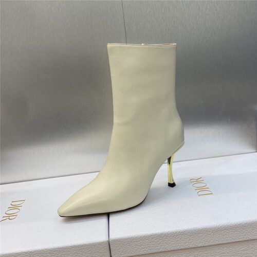 High Quality Luxury Dior Haute Couture Series Aura High Heel Womens Short Boots – Style 91526 product detail
