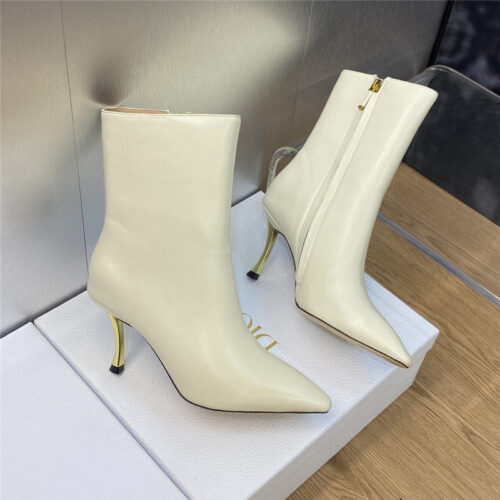 High Quality Luxury Dior Haute Couture Series Aura High Heel Womens Short Boots – Style 91526 product detail