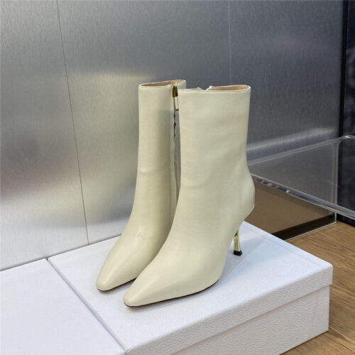 High Quality Luxury Dior Haute Couture Series Aura High Heel Womens Short Boots – Style 91526