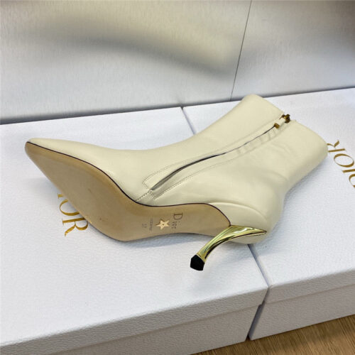 High Quality Luxury Dior Haute Couture Series Aura High Heel Womens Short Boots – Style 91526 product detail