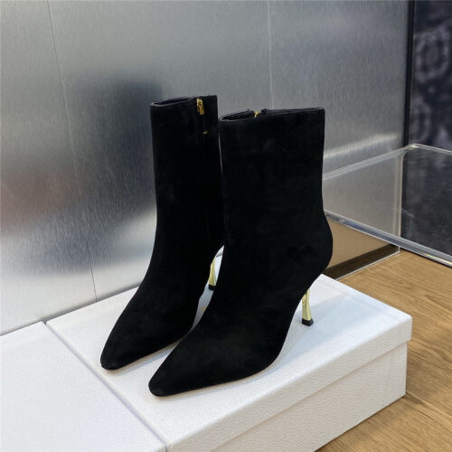 High Quality Luxury Dior Haute Couture Series Aura High Heel Womens Short Boots – Style 84742