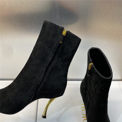 High Quality Luxury Dior Haute Couture Series Aura High Heel Womens Short Boots – Style 84742 product detail