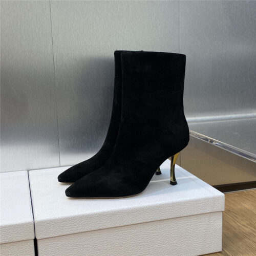 High Quality Luxury Dior Haute Couture Series Aura High Heel Womens Short Boots – Style 84742 product detail