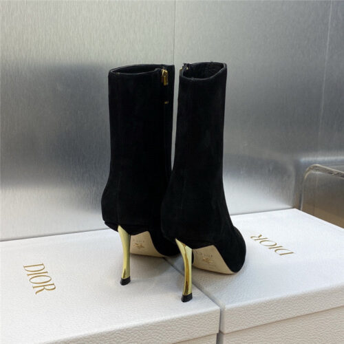 High Quality Luxury Dior Haute Couture Series Aura High Heel Womens Short Boots – Style 84742 product detail