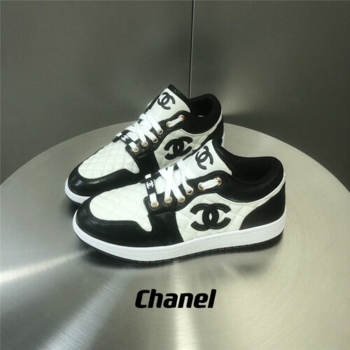 High Quality Luxury Chanel Black And White Panda Rhombus Casual Sneakers – Style 53382 alternate view