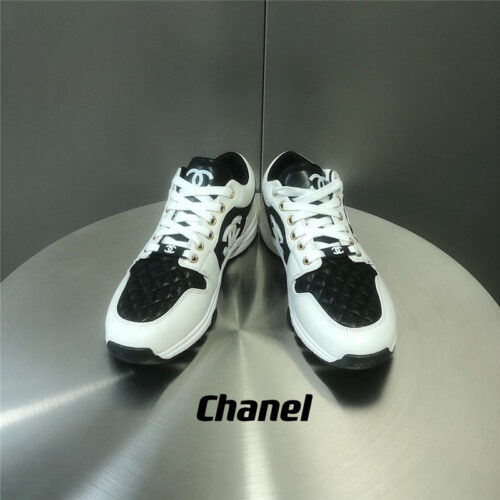 High Quality Luxury Chanel Black And White Panda Rhombus Casual Sneakers – Style 49990 product detail