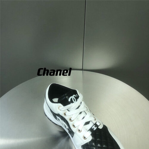 High Quality Luxury Chanel Black And White Panda Rhombus Casual Sneakers – Style 49990 product detail