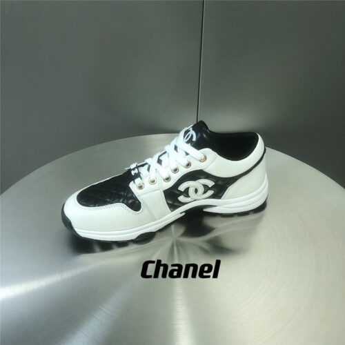 High Quality Luxury Chanel Black And White Panda Rhombus Casual Sneakers – Style 49990 product detail