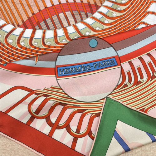 High Quality Luxury Hermes 90Cm Reversible Square Towel – Style 26183 product detail