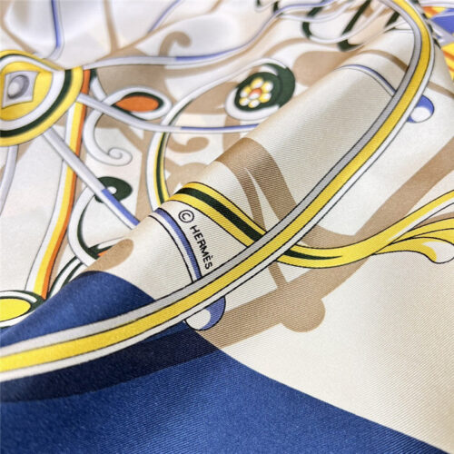 High Quality Luxury Hermes “Balance Carriage” 140 Cm Shawl – Style 26248 product detail