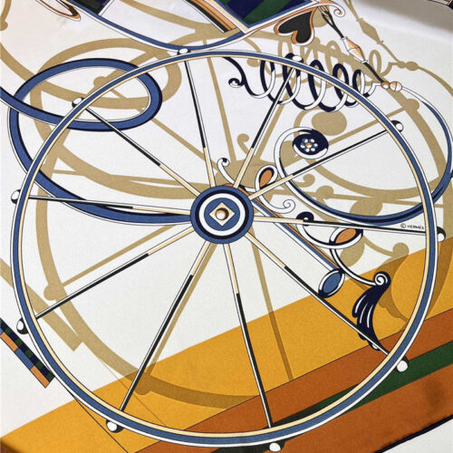 High Quality Luxury Hermes “Balance Carriage” 140 Cm Shawl – Style 26250 product detail
