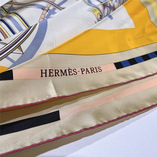 High Quality Luxury Hermes “Balance Carriage” 140 Cm Shawl product detail