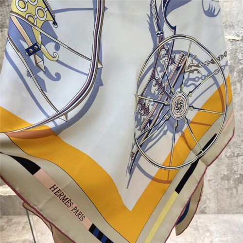 High Quality Luxury Hermes “Balance Carriage” 140 Cm Shawl product detail