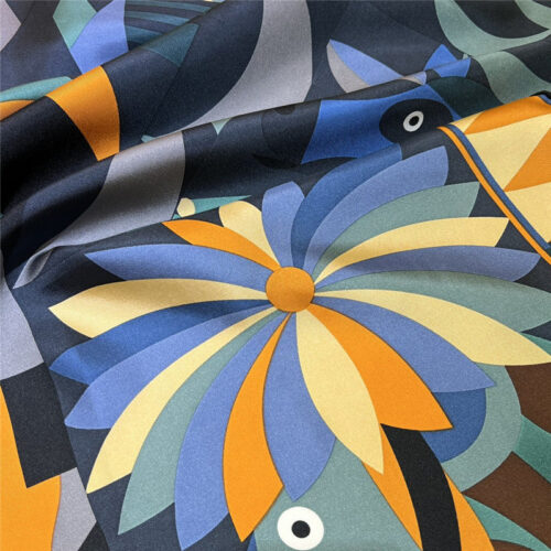 High Quality Luxury Hermes “Grand Parade” 90Cm Square Scarf – Style 26278 product detail