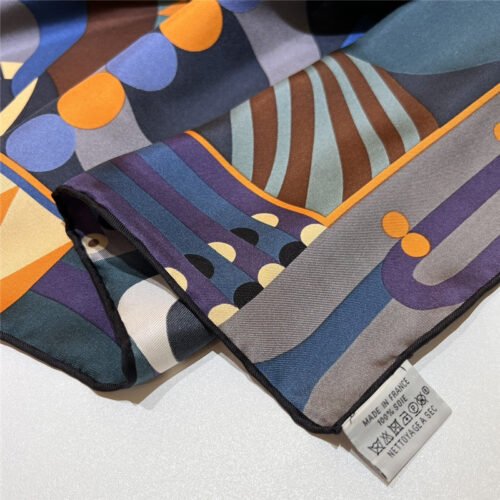High Quality Luxury Hermes “Grand Parade” 90Cm Square Scarf – Style 26278 product detail
