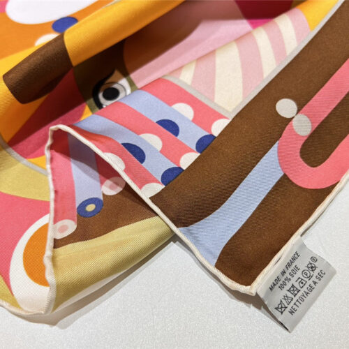 High Quality Luxury Hermes “Grand Parade” 90Cm Square Scarf – Style 26279 product detail