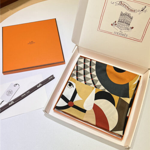 High Quality Luxury Hermes “Grand Parade” 90Cm Square Scarf product detail