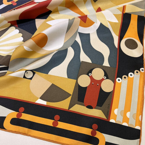 High Quality Luxury Hermes “Grand Parade” 90Cm Square Scarf product detail