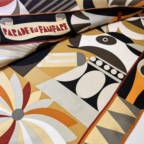 High Quality Luxury Hermes “Grand Parade” 90Cm Square Scarf product detail