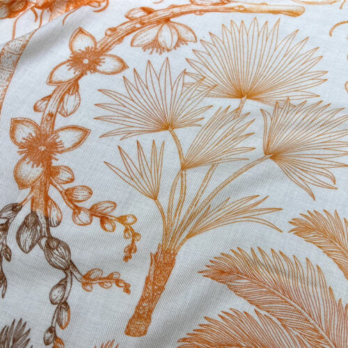 High Quality Luxury Hermes “Palm Family” 90 Cm Lightweight Square Scarf product detail