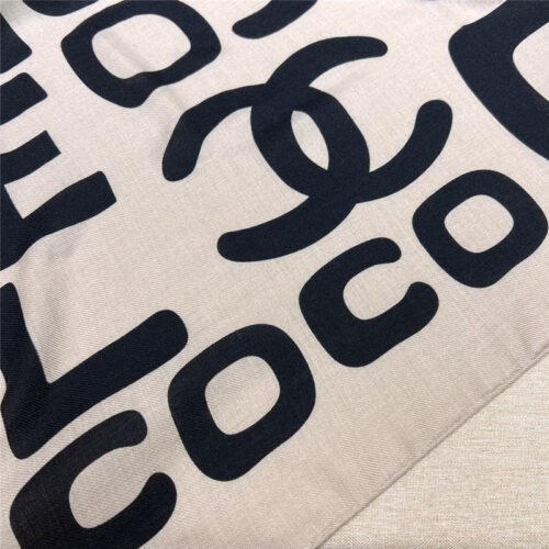 High Quality Luxury Chanel Gradient Color Coco Series Thin Cashmere Square Scarf – Style 25095 product detail