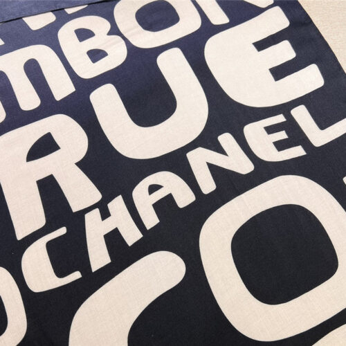 High Quality Luxury Chanel Gradient Color Coco Series Thin Cashmere Square Scarf product detail