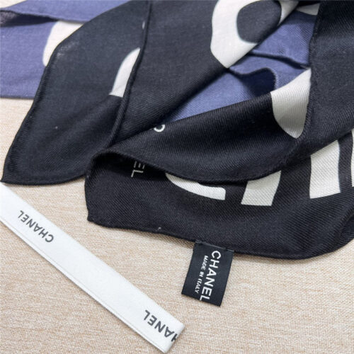 High Quality Luxury Chanel Gradient Color Coco Series Thin Cashmere Square Scarf product detail